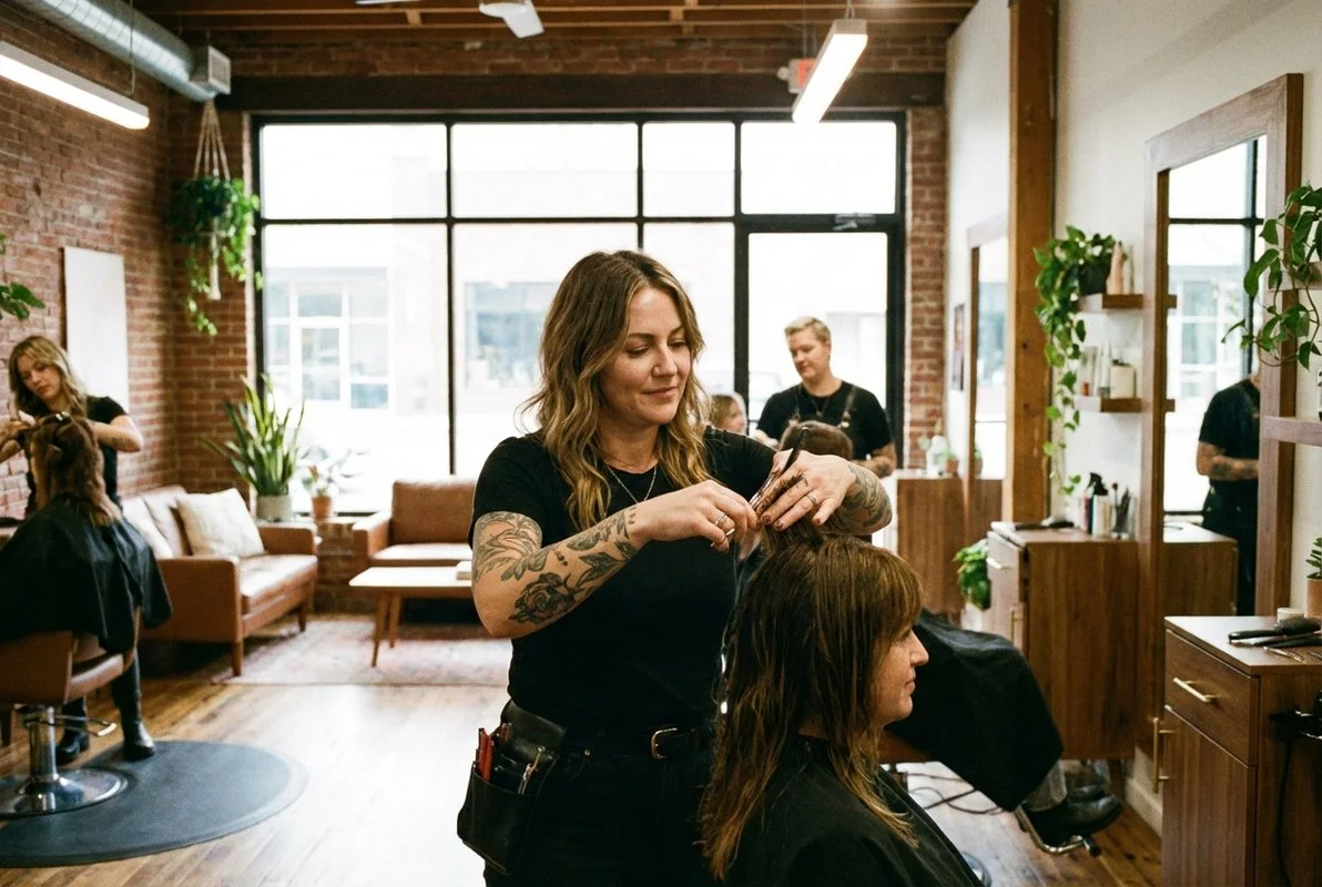 Forbici professionali Forbici Jaguar in uso nel salone